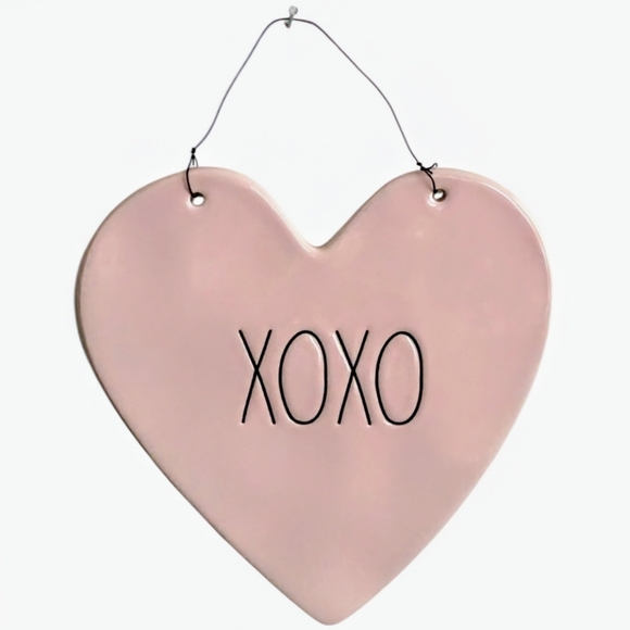 NEW Rae Dunn ceramic heart plaque - Picture 1 of 2